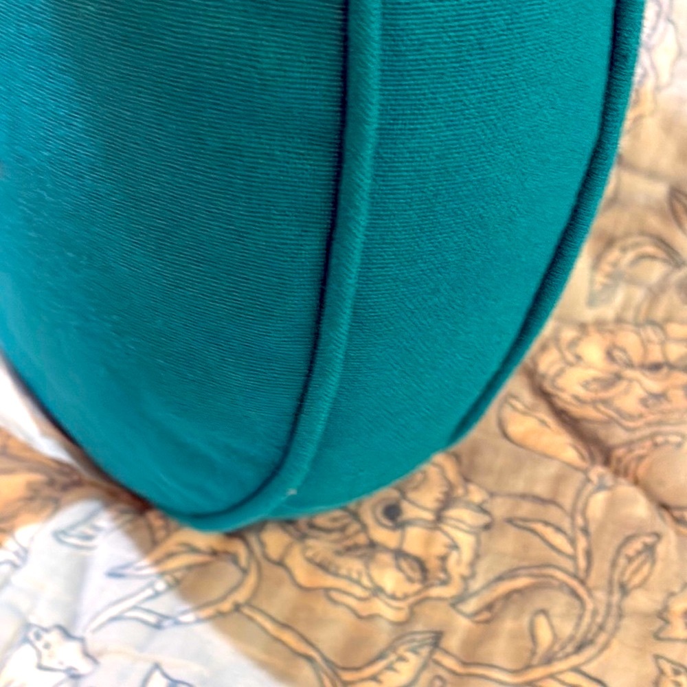 NWOT- Colorful Embroidered Teardrop Accent Pillow, unique, perfect condition - Picture 16 of 16